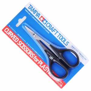 Tamiya Curved Scissors for Plastic  74005