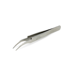 Tamiya 74108 HG Angled Tweezers, Round Tip
