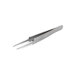 Tamiya 74109 HG Straight Tweezers, Round Tip