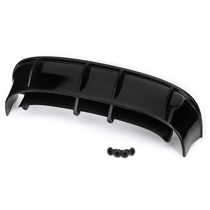 TRAXXAS 7413: Wing, Ford Fiesta® ST Rally (black)/ 3x8 FCS (4)