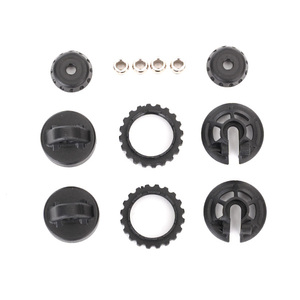 TRAXXAS 7468X: Caps & spring retainers, GTR shock (upper cap (2)/ hollow balls (4)/ bottom cap (2)/ upper retainer (2)/ lower retainer (2))