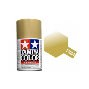 Tamiya TS-84 Metallic Gold Spray Lacquer Paint  85084