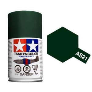 Tamiya AS-21 Dark Green 2 (IJN) Spray Paint Item No: 86521