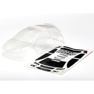 TRAXXAS 7511: Body, LaTrax® 1/18 Rally (clear, requires painting)/ decals