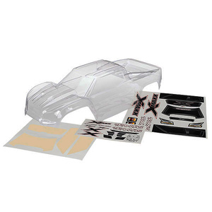 TRAXXAS 7711 Body, X-Maxx® (clear, trimmed, requires painting)/ window masks/ decal sheet