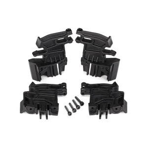 TRAXXAS 7718 Battery hold-down mounts, left (2)/ right (2)/ 3x18mm CS (4)