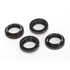 TRAXXAS 7767X: Spring retainer (adjuster), PTFE-coated aluminum, GTX shocks (4) (assembled with o-ring)