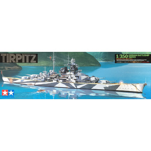Tamiya 78015 German Tirpitz 1:350 Scale Battleship Kit