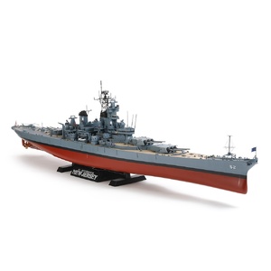 Tamiya 1/350 U.S. Battleship BB-62 New Jersey Model Kit with Detail-Up Parts 78028