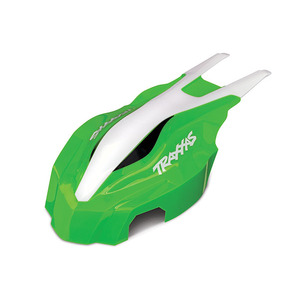 TRAXXAS 7914: Aton Front Canopy, Green & White