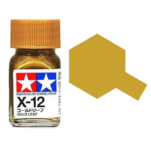 Tamiya X12 Gold Enamel Paint 10ml Glass Jar  80012