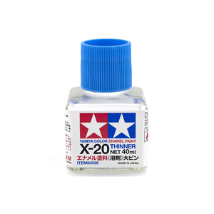 Tamiya X-20 Enamel Paint Thinner bottle 40ml  80030 -