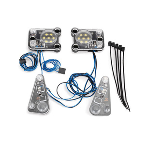 TRAXXAS 8027: LED headlight/tail light kit (fits  8011 body, requires  8028 power supply)