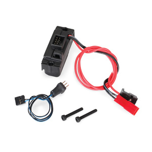 TRAXXAS LED 8028 lights, power supply (regulated, 3V, 0.5-amp)/ 3-in-1 wire harness