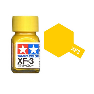 Tamiya XF3 Flat Yellow Enamel Paint 10ml Jar  80303