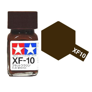 Tamiya XF10 Flat Brown Enamel Paint 10ml Jar  80310