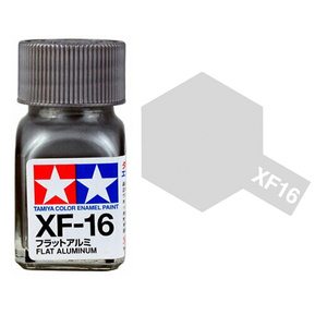 Tamiya XF16 Flat Aluminum Enamel Paint 10ml Jar  80316