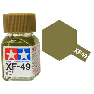 Tamiya XF49 Khaki Enamel Paint 10ml Jar  80349