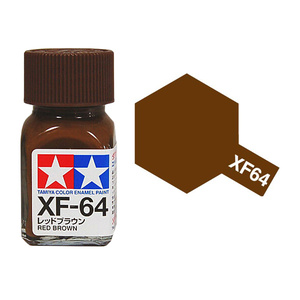 Tamiya XF64 Red Brown Enamel Paint 10ml Jar  80364