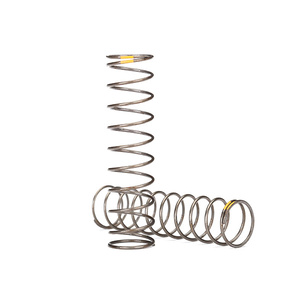 TRAXXAS 8042: Springs, shock (natural finish) (GTS) (0.22 rate, yellow stripe) (2)