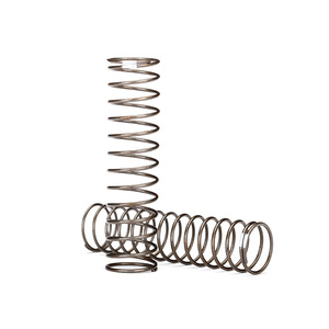 TRAXXAS 8043: Springs, shock (natural finish) (GTS) (0.30 rate, white stripe) (2)