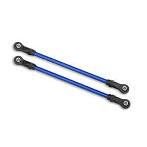 TRAXXAS 8142X: Suspension links, rear upper, (5x115mm blue powder coated steel) (assembled with hollow balls)