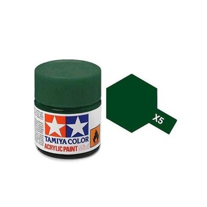 Tamiya  81505 - Acrylic Mini Paint X-5 Green 10ML Bottle