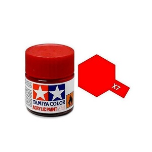 Tamiya  81507 - Acrylic Mini Paint X-7 Red 10Ml Bottle