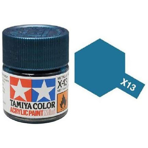 Tamiya  81513 - Acrylic Mini Paint X-13 Metallic Blue Paint 10Ml Bottle