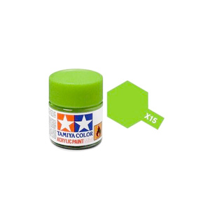 Tamiya  81515 - Acrylic Mini Paint X-15 Light Green 10Ml Bottle