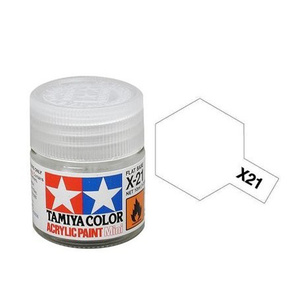 Tamiya  81521 - Acrylic Mini Paint X-21 Flat Base 10Ml Bottle
