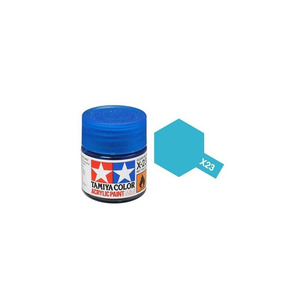 Tamiya  81523 - Acrylic Mini Paint X-23 Clear Blue 10Ml Bottle