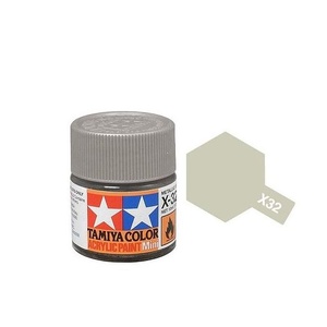 Tamiya  81532 - Acrylic Mini Paint X-32 Titan Silver 10Ml Bottle