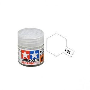 Tamiya  81535 - Acrylic Mini Paint X-35 Semi Gloss Clear 10Ml Bottle