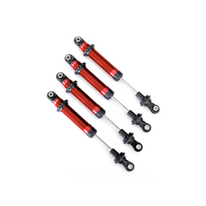 TRAXXAS 8160R Shocks, GTS, aluminum (red-anodized)