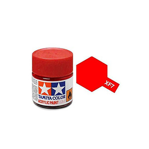 Tamiya  81707 - Acrylic Mini Paint Xf-7 Flat Red 10Ml Bottle