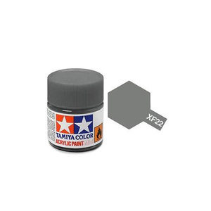Tamiya  81722 - Acrylic Mini Paint Xf-22 Rlm Gray 10Ml Bottle