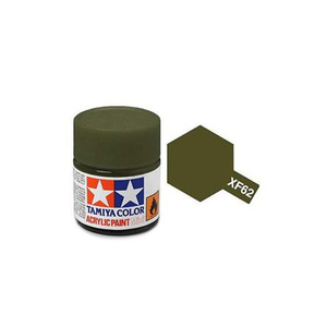 Tamiya  81762 - Acrylic Mini Paint Xf-62 Olive Drab 10Ml Bottle