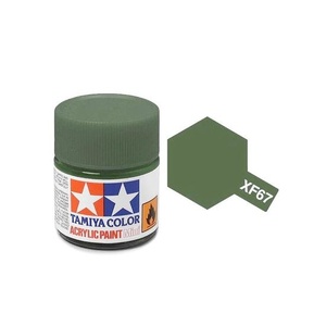 Tamiya  81767 - Acrylic Mini Paint Xf-67 Nato Green 10Ml Bottle
