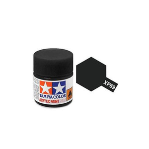 Tamiya  81769 - Acrylic Mini Paint Xf-69 Nato Black 10Ml Bottle