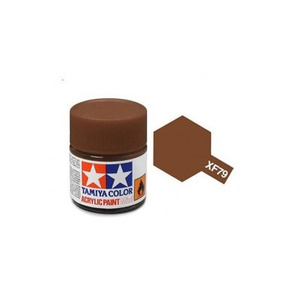 Tamiya  81779 - Acrylic Mini Paint Xf-79 Deck Brown (Linoleum) 10Ml Bottle