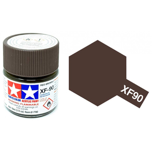 Tamiya  81790 - Acrylic Mini XF-90 Red brown 2 10mL Bottle