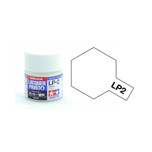 Tamiya  82102 - LP-2 White Gloss 10ml Bottle Lacquer Paint