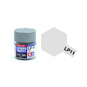 Tamiya  82111 - LP-11 Silver Gloss 10ml Bottle Lacquer Paint