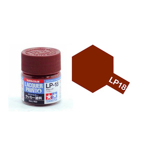 Tamiya  82118 LP-18 Dull Red 10ml Flat Bottle Lacquer Paint