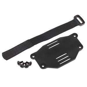 TRAXXAS 8223 Battery plate/ battery strap/ 3x8 flat-head screws (4) (requires  8072 inner fenders)