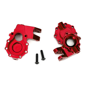 TRAXXAS 8252R Portal housings, inner (front), 6061-T6 aluminum (red-anodized) (2)