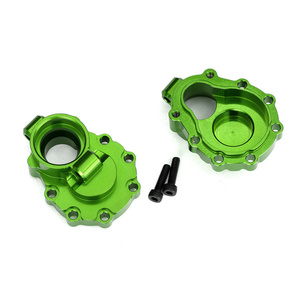 TRAXXAS 8253G Portal housings, inner (rear), 6061-T6 aluminum (green-anodized) (2)