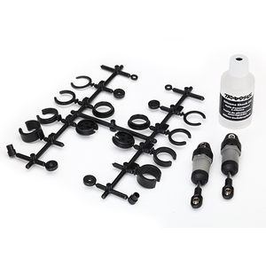 TRAXXAS 8360 Ultra Shocks (grey) (short) (includes spring pre-load spacers) (2)