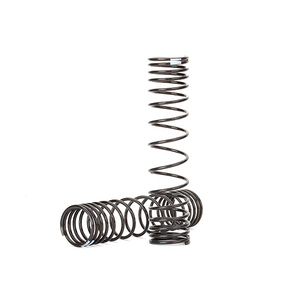 TRAXXAS 8445: Spring, shock, rear (natural finish) (GTR) (progressive, 1.042 rate) (2)